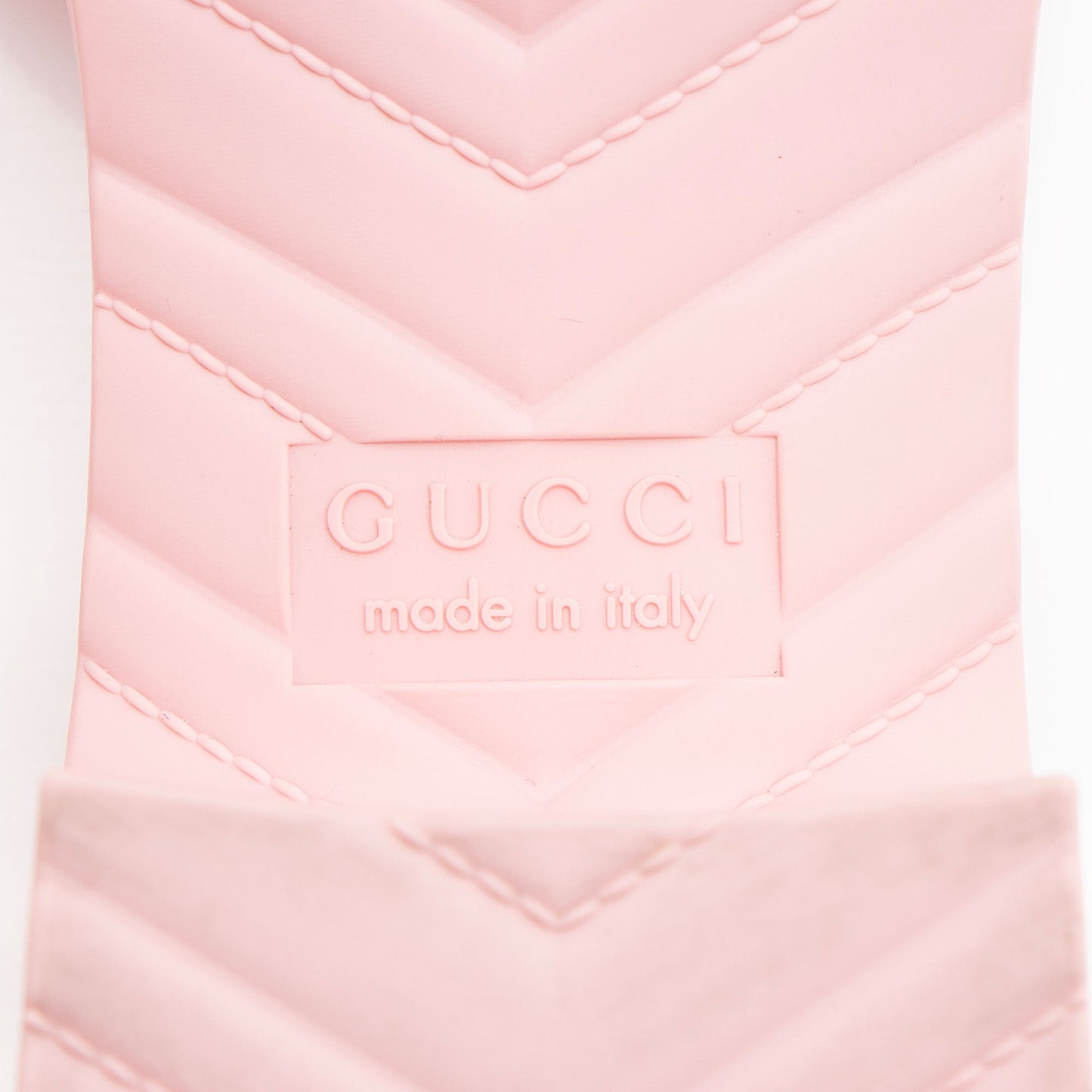 Gucci Rubber Slide Sandals - Size 6 / 36