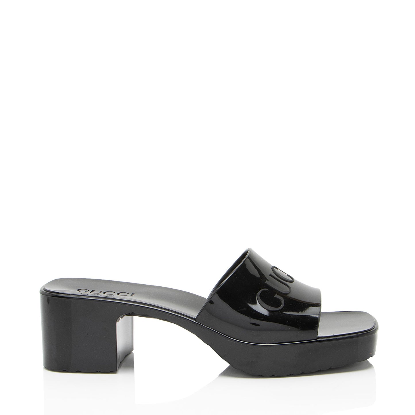 Gucci Rubber Slide Sandals - Size 9 / 39