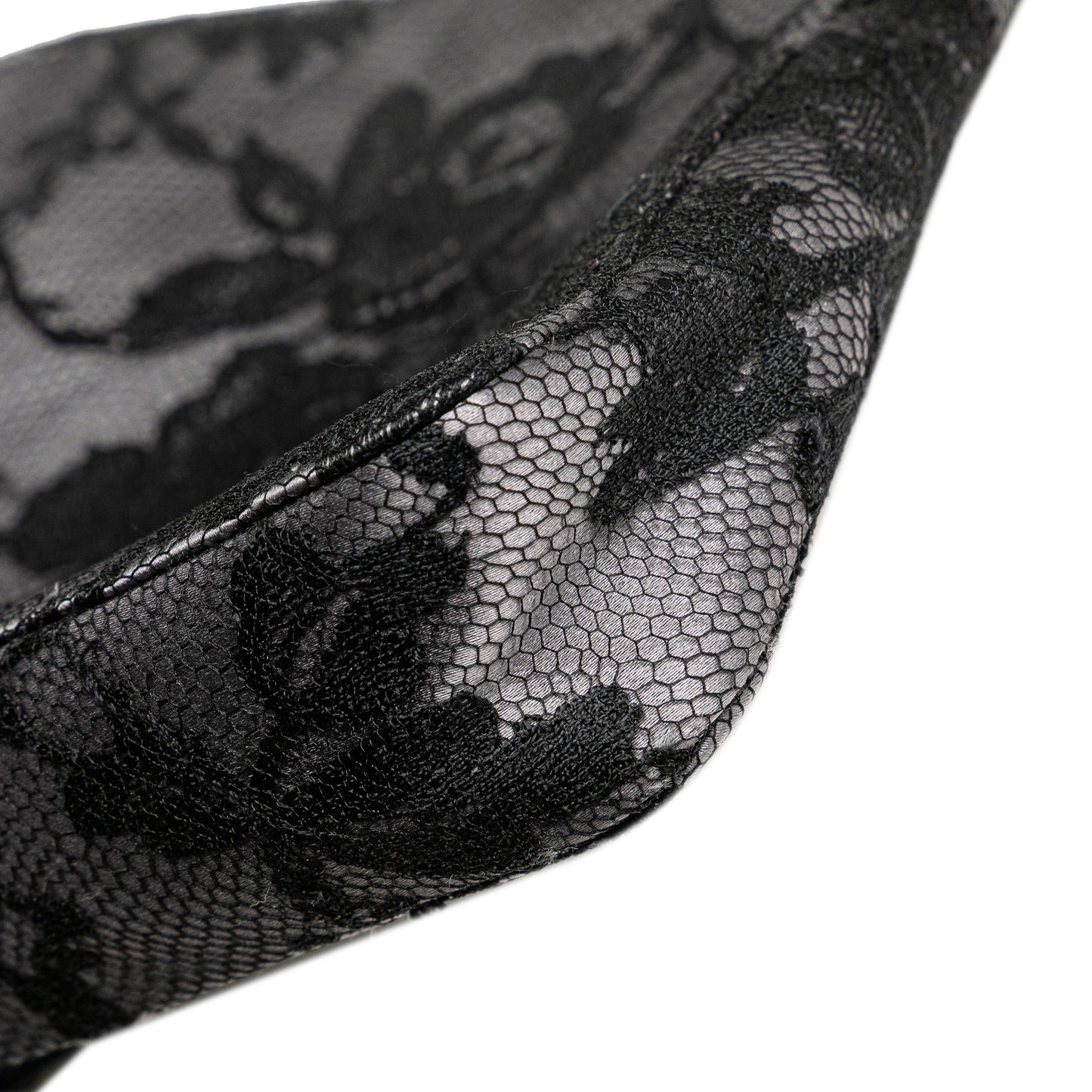 Gucci Satin Floral Lace Shoulder Bag