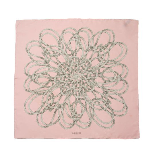 Gucci Silk Rope Print 90cm Scarf (SHF-lG8u67)
