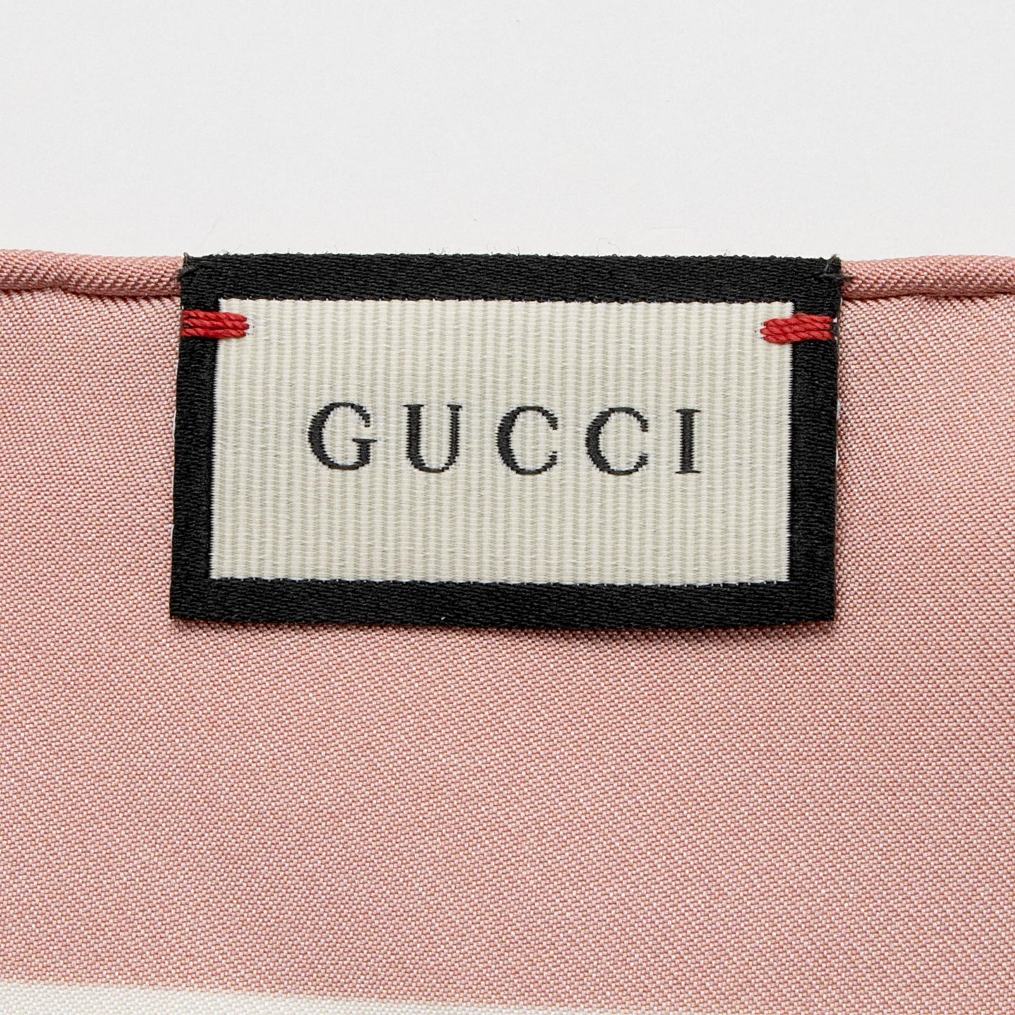 Gucci Silk Twill Interlocking G Flora 90cm Scarf (SHF-KVAcCR)