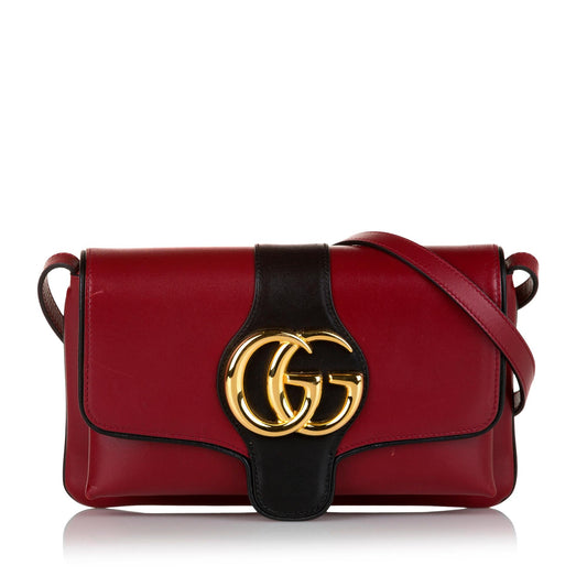 Gucci Small Arli Leather Crossbody Bag (SHG-35194)