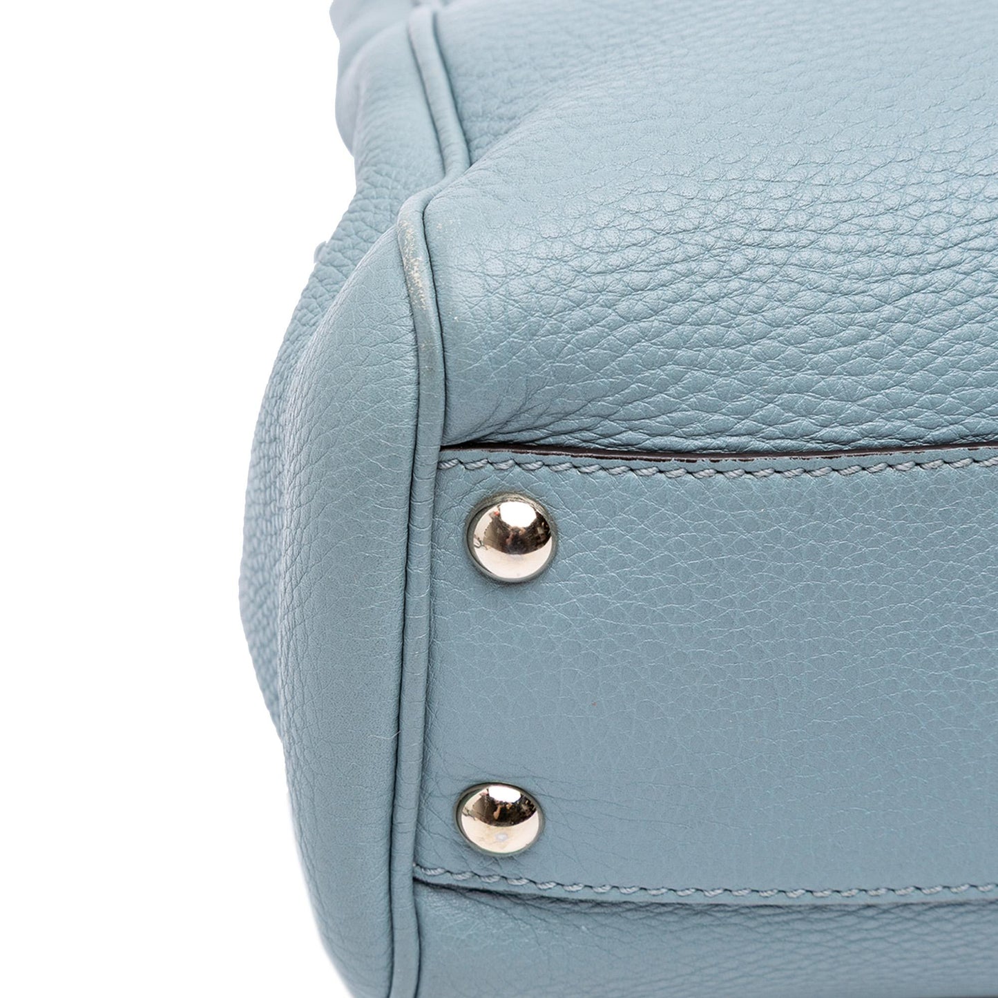 Gucci Small Calfskin Bamboo Shopper Satchel