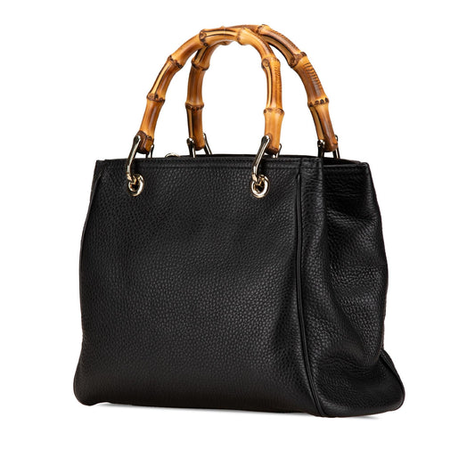 Gucci Small Calfskin Bamboo Shopper Satchel