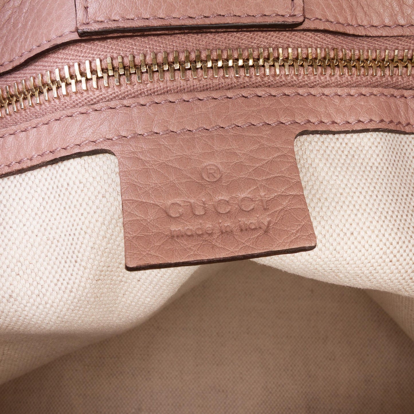 Gucci Small Calfskin Bamboo Shopper Satchel