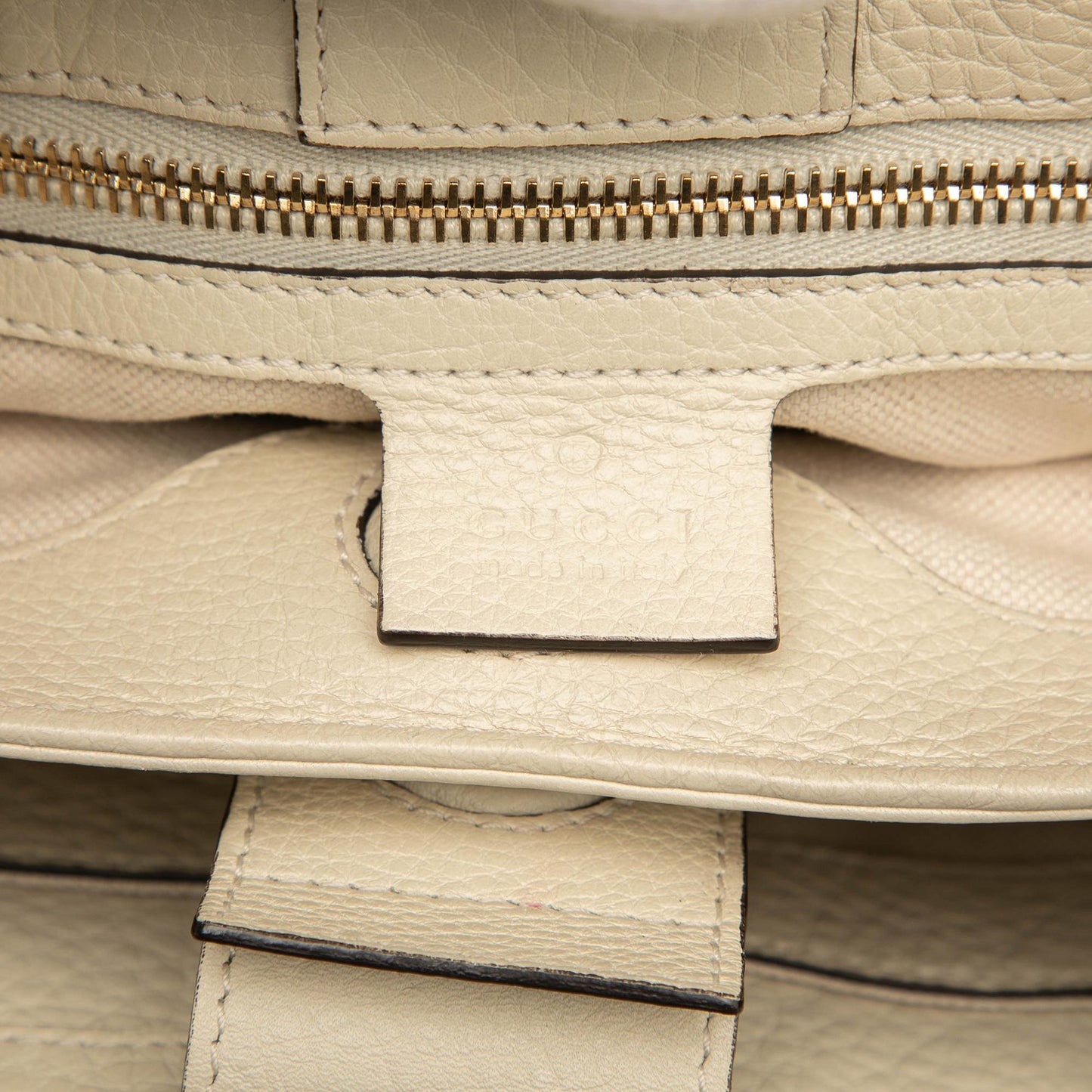 Gucci Small Calfskin Bamboo Shopper Satchel