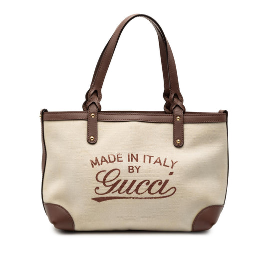 Gucci Small Canvas Logo Craft Tote