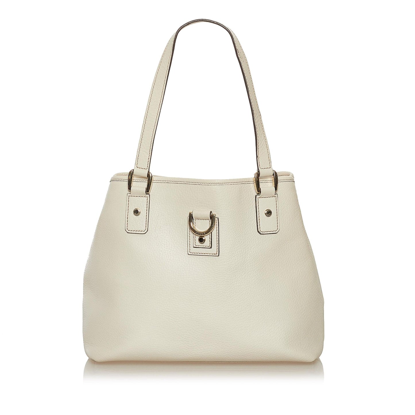 Gucci Small D-Ring Leather Tote Bag (SHG-34403)