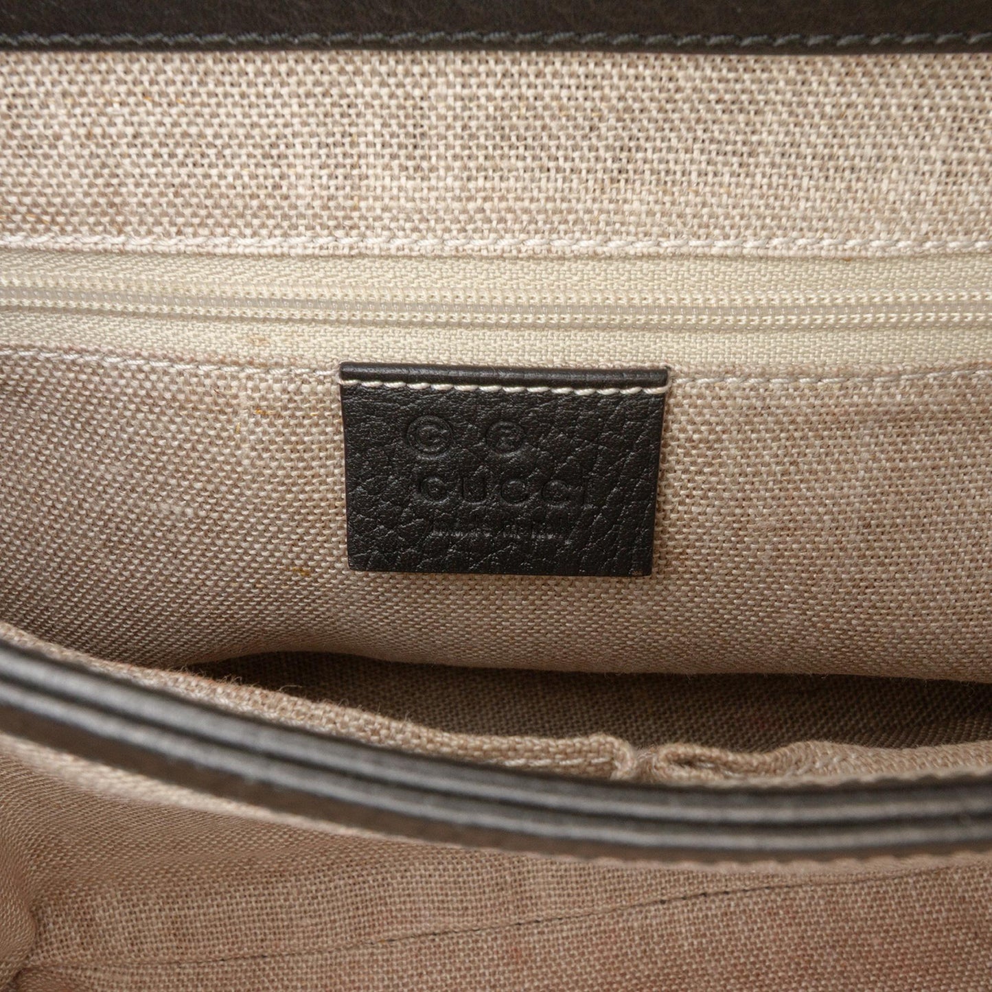 Gucci Small Dollar Calf Interlocking G Satchel