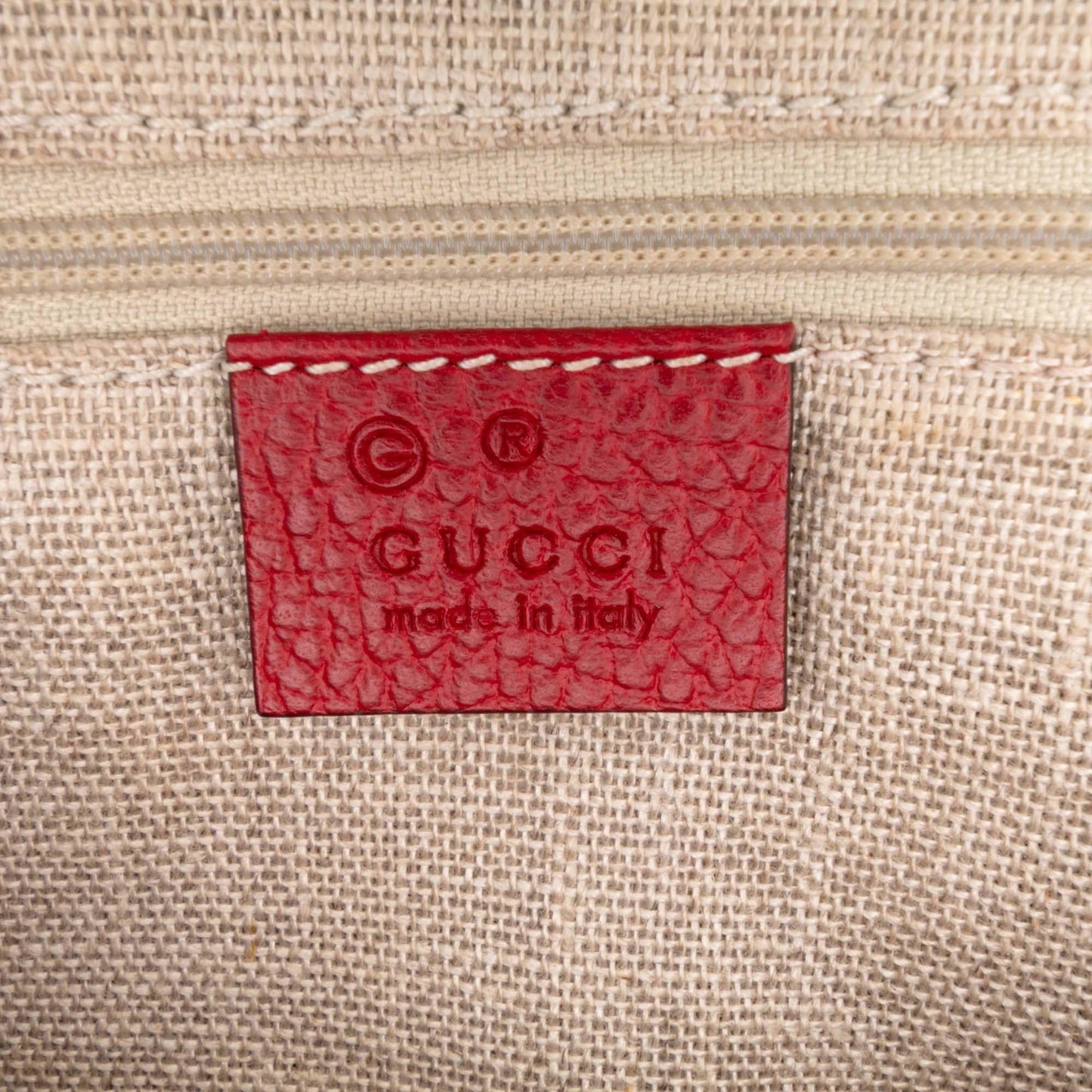 Gucci Small Dollar Calfskin GG Charm Dome Satchel