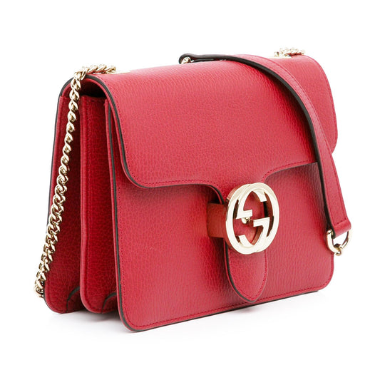 Gucci Small Dollar Interlocking G Crossbody (SHG-07nBkX)