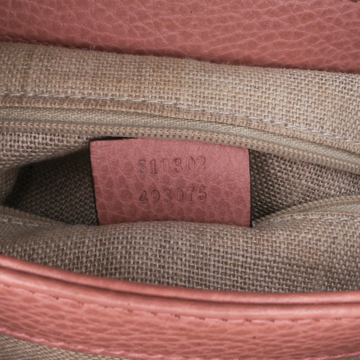 Gucci Small Dollar Leather Interlocking G Satchel