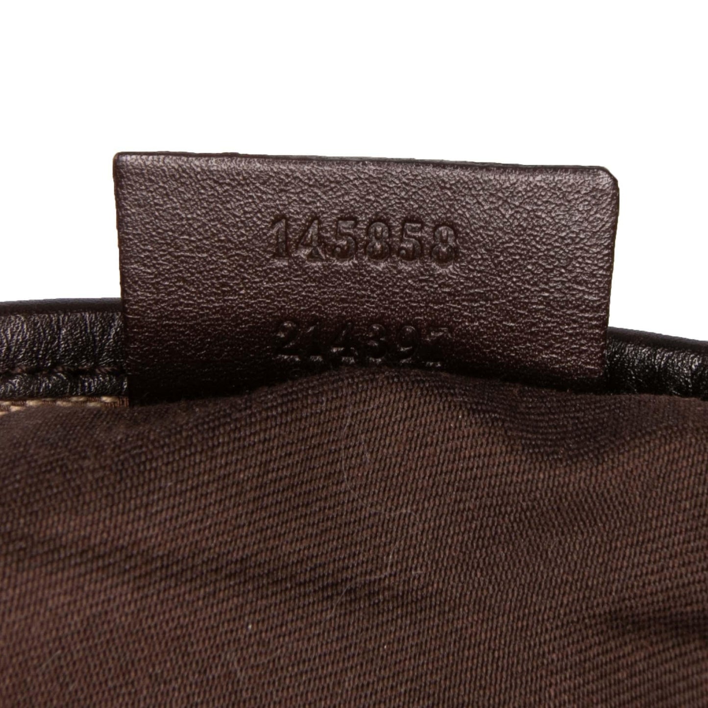 Gucci Small GG Canvas Double Buckle Flap Messenger Bag