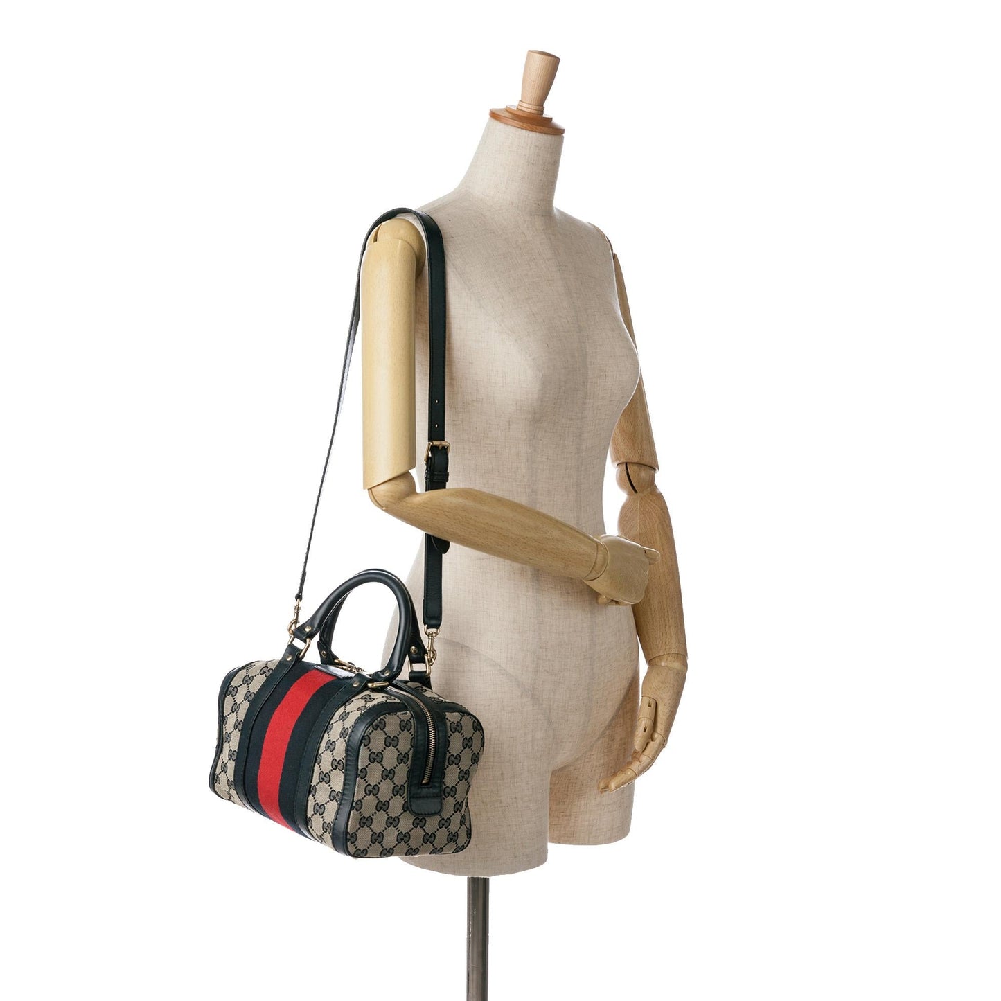 Gucci Small GG Canvas Web Joy Satchel (SHG-a9RrN8)