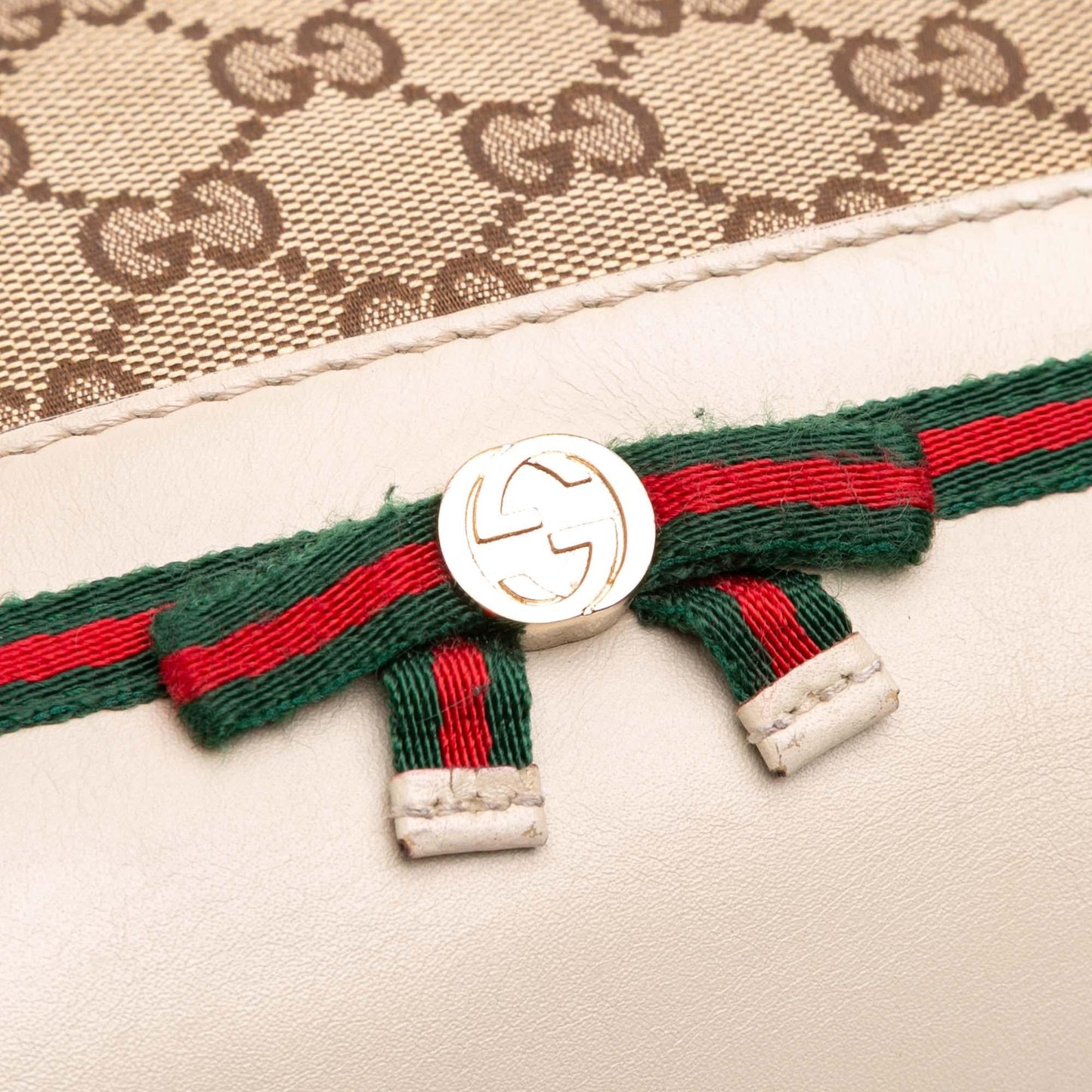 Gucci Small GG Canvas Web Mayfair Satchel