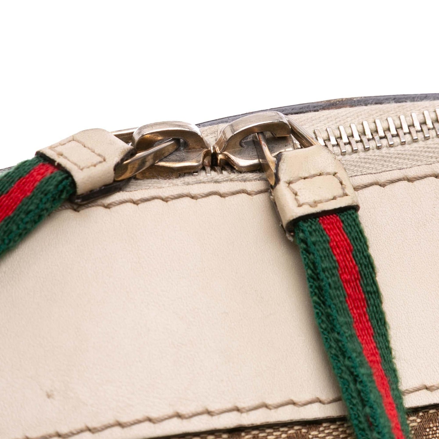 Gucci Small GG Canvas Web Mayfair Satchel
