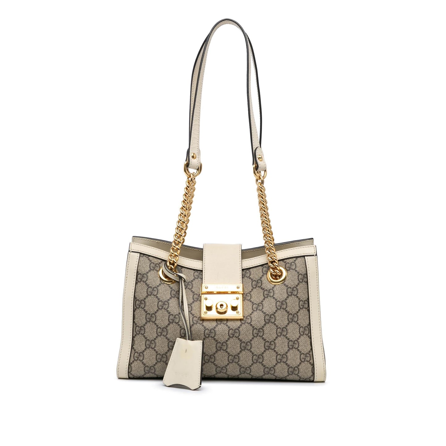 Gucci Small GG Supreme Padlock Tote