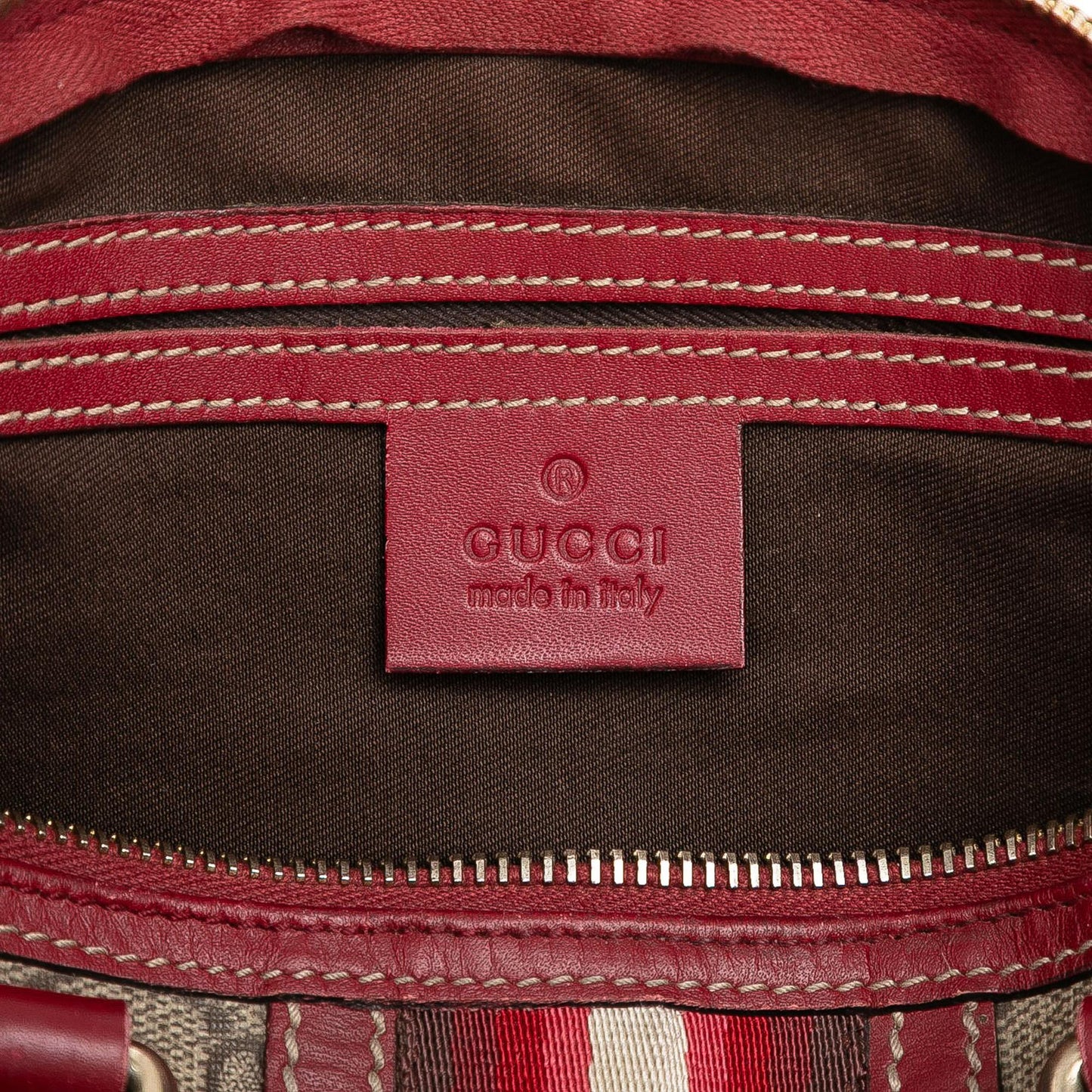 Gucci Small GG Supreme Web Joy Boston Bag