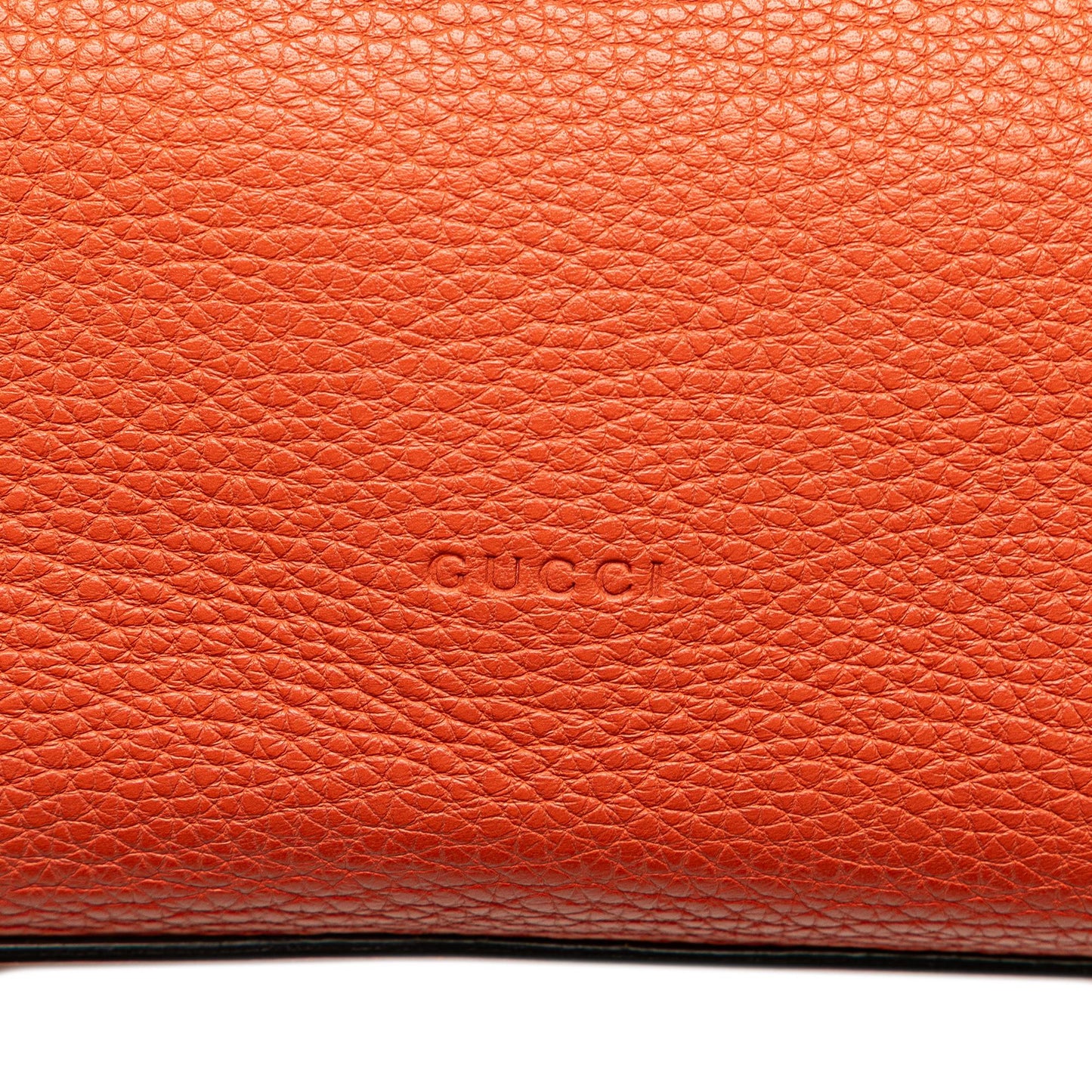Gucci Small Leather Bamboo Daily Satchel