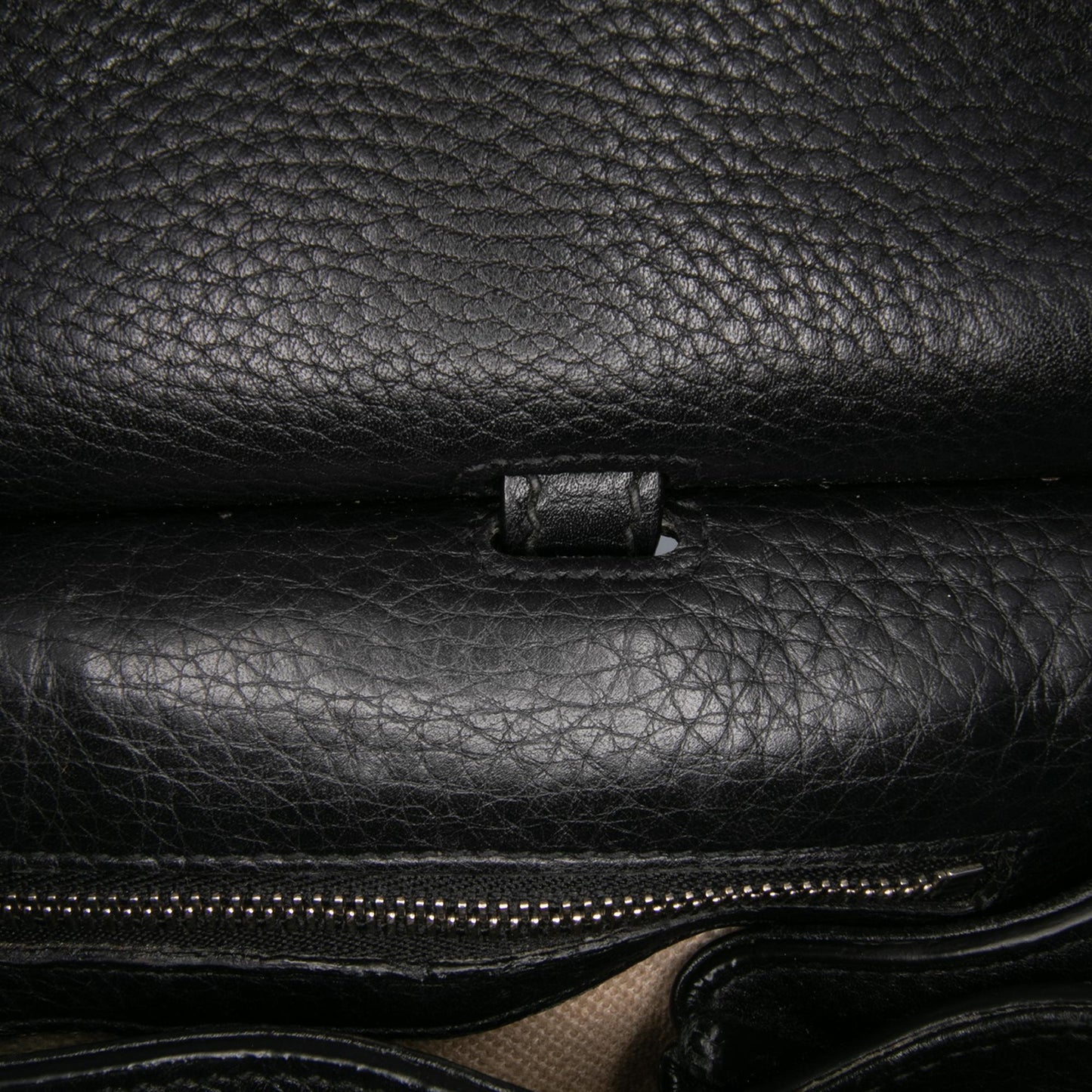 Gucci Small Leather Bamboo Daily Satchel