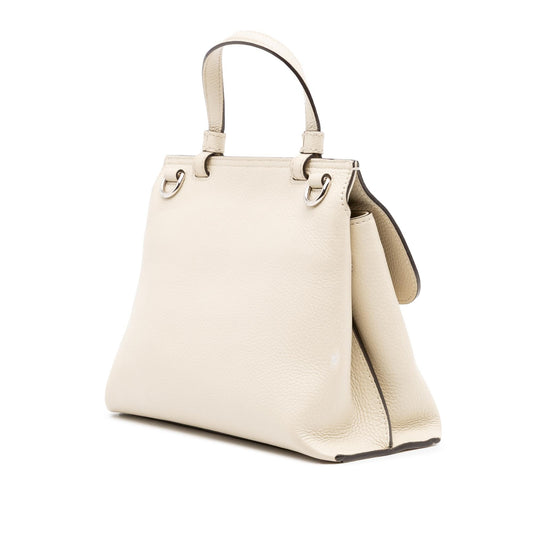 Gucci Small Leather Bamboo Daily Satchel