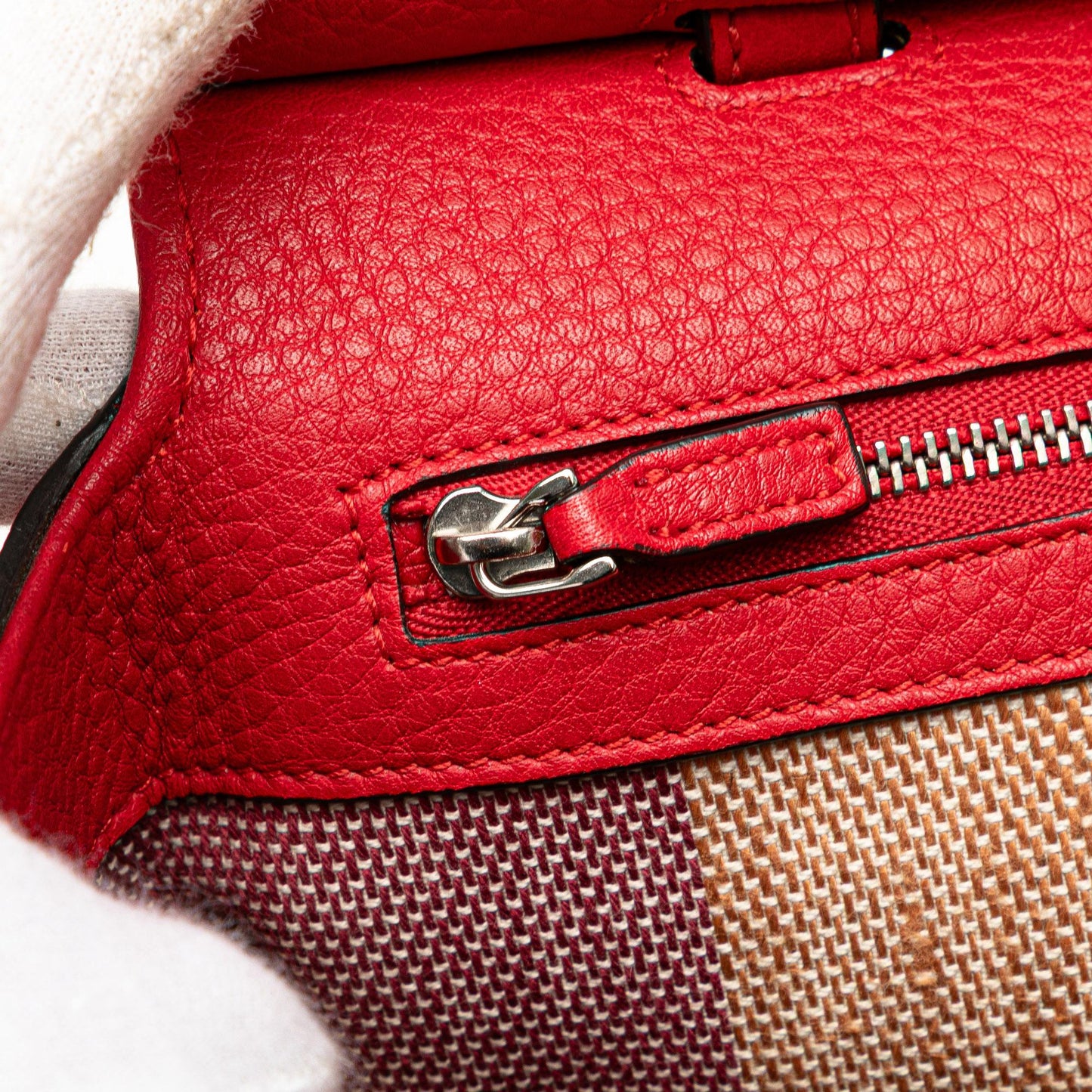 Gucci Small Leather Bamboo Daily Satchel