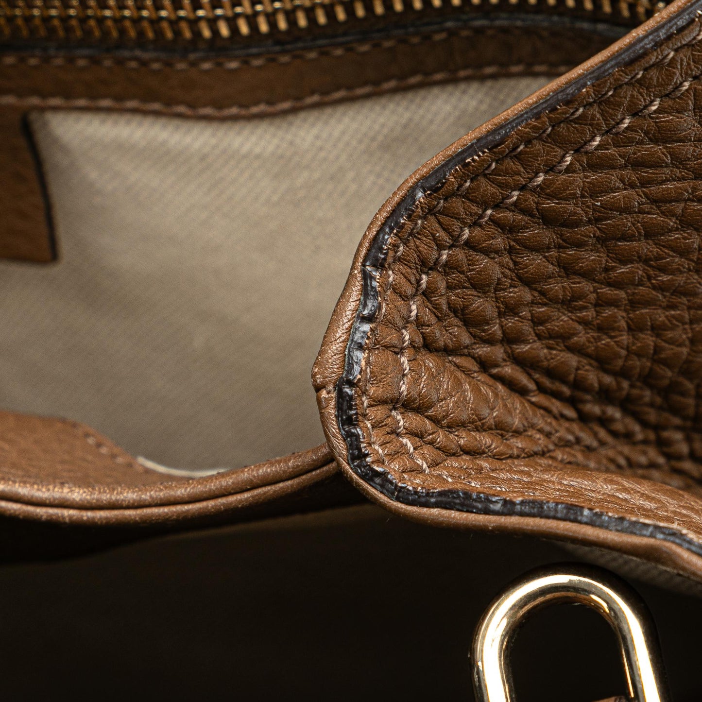 Gucci Small Leather Bamboo Shopper Satchel (SHG-qXAgyf)