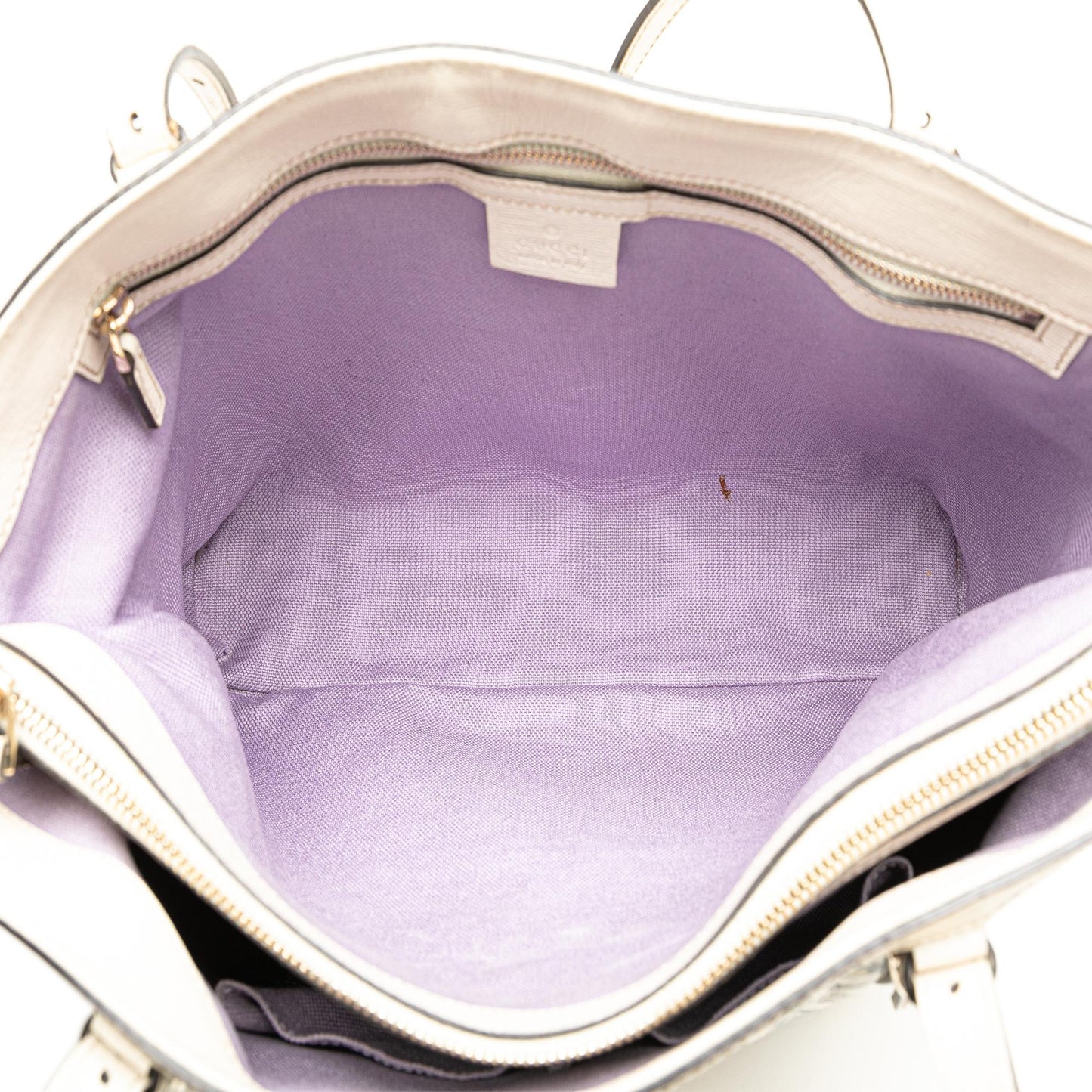 Gucci Small Leather Flora Nice Tote (SHG-PeGDJg)
