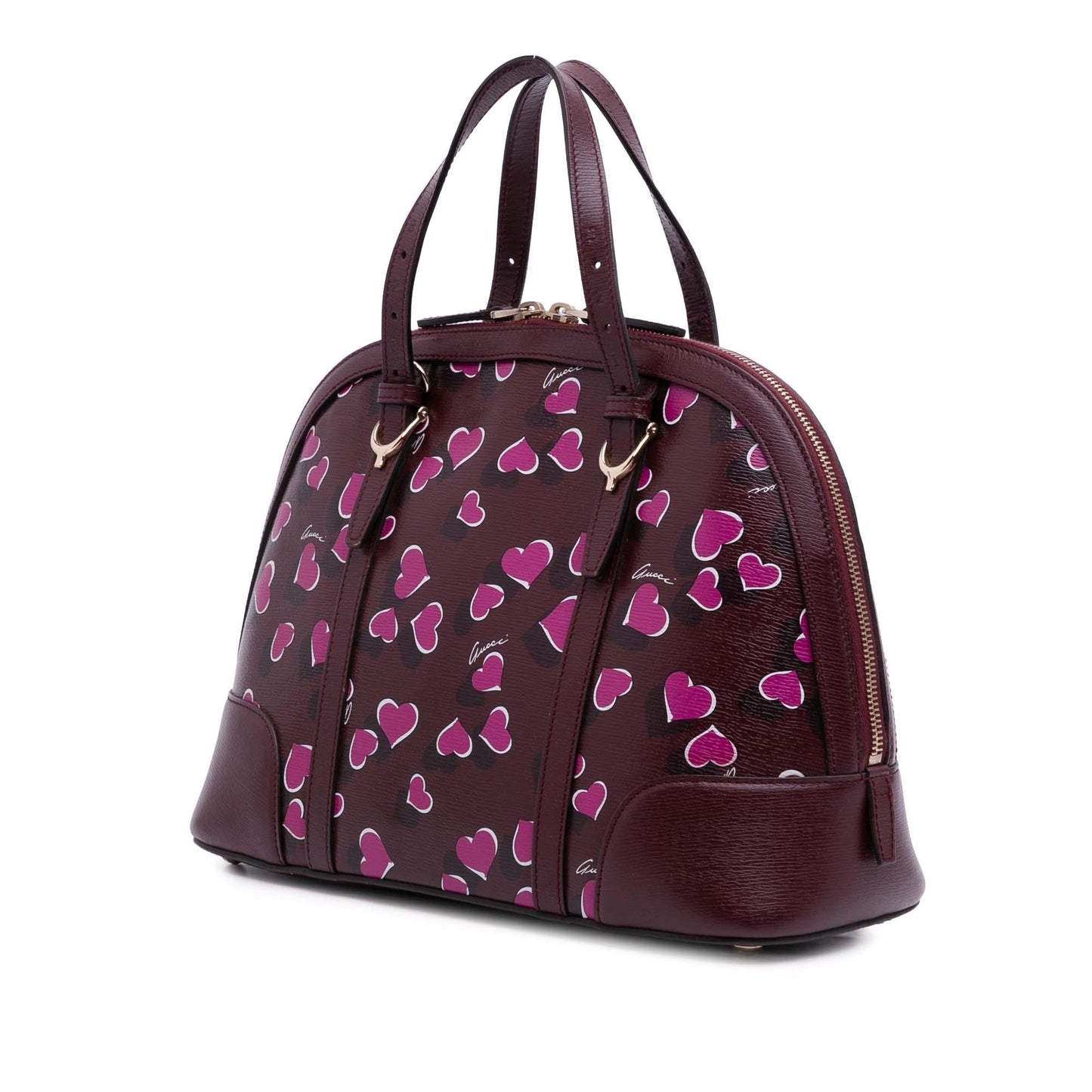 Gucci Small Leather Heartbeat Nice Dome Satchel