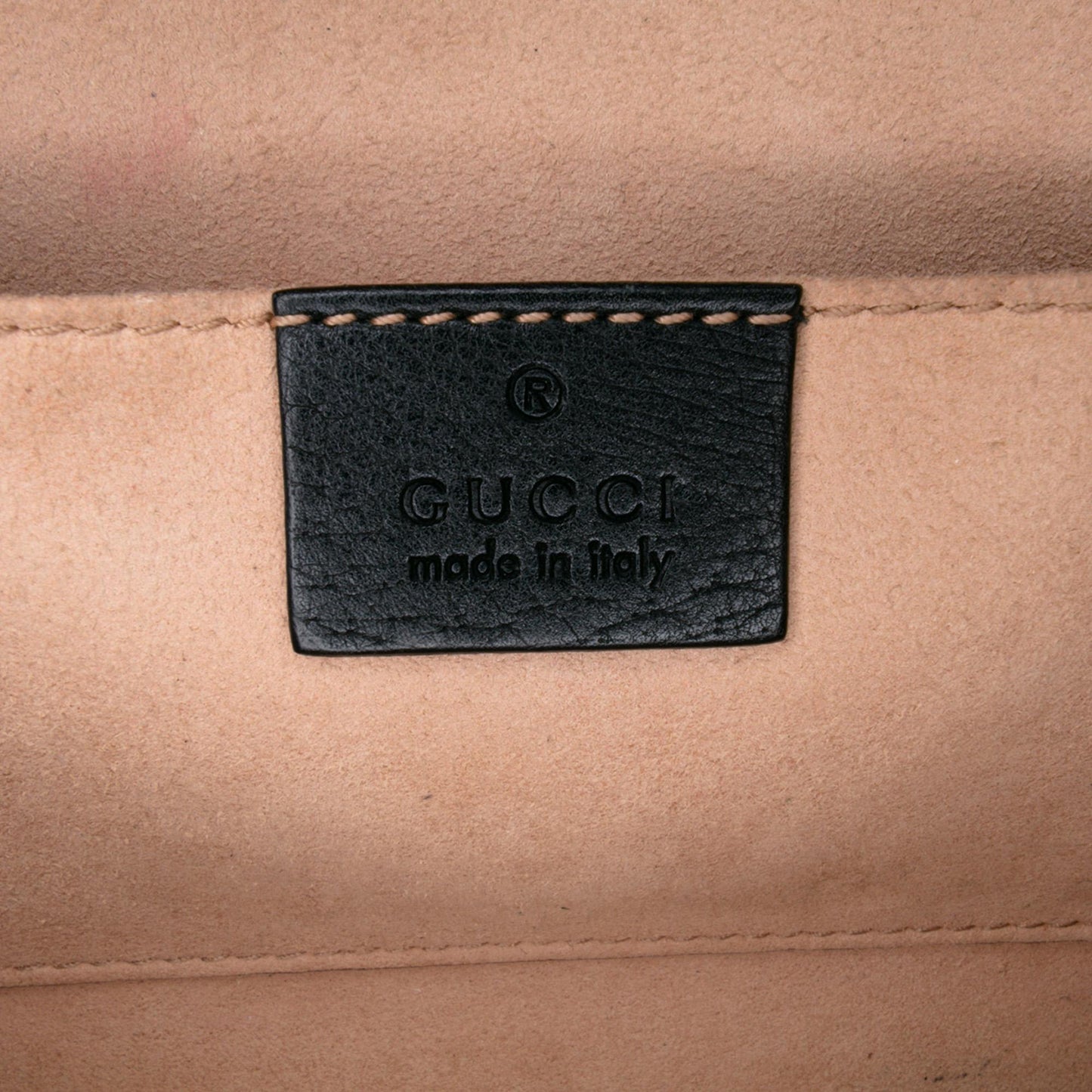 Gucci Small Leather Linea Totem Crystal Butterfly Crossbody