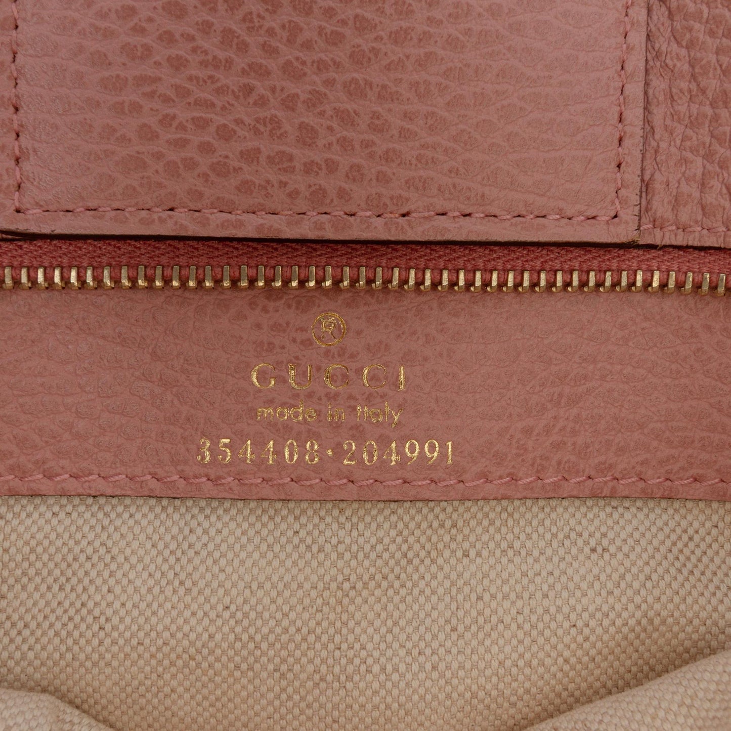 Gucci Small Leather Swing Tote