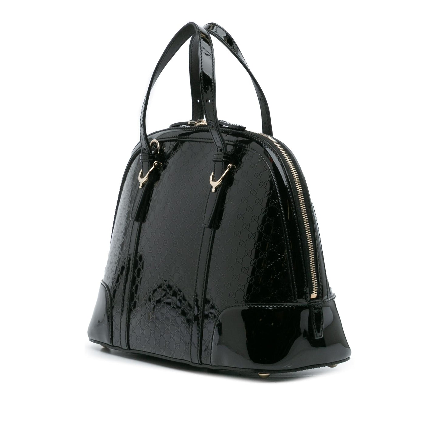 Gucci Small Microguccissima Patent Nice Satchel