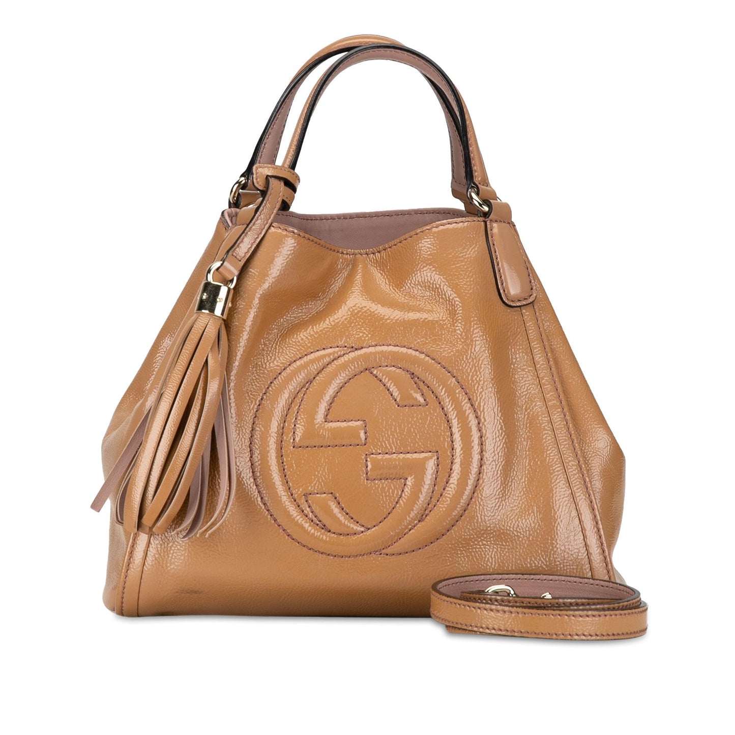 Gucci Small Patent Soho Satchel (SHG-XPGdq7)