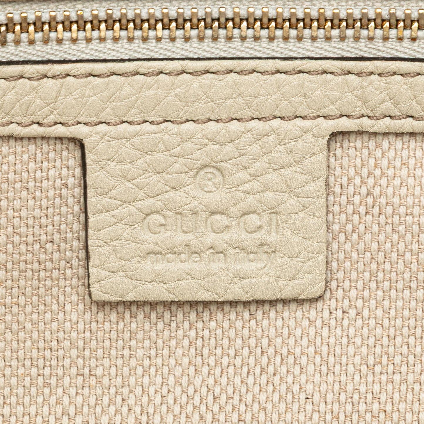 Gucci Small Pebbled Leather Soho Cellarius Satchel