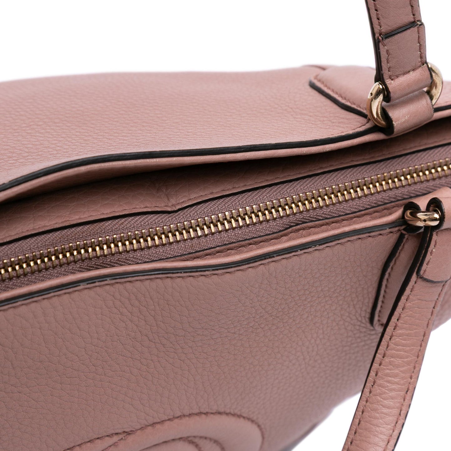 Gucci Small Pebbled Leather Soho Cellarius Satchel
