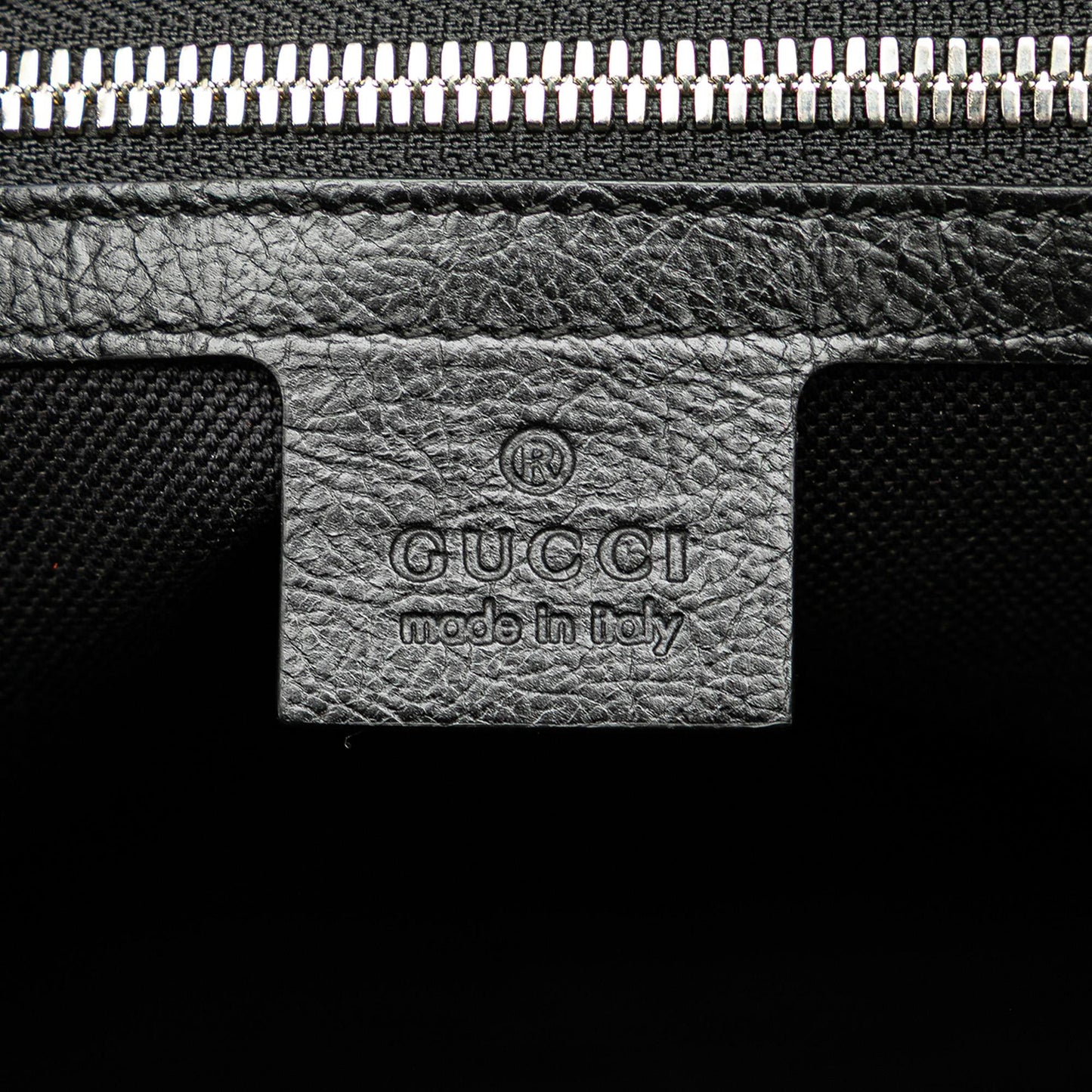 Gucci Soft Leather Interlocking G Portfolio Business Bag