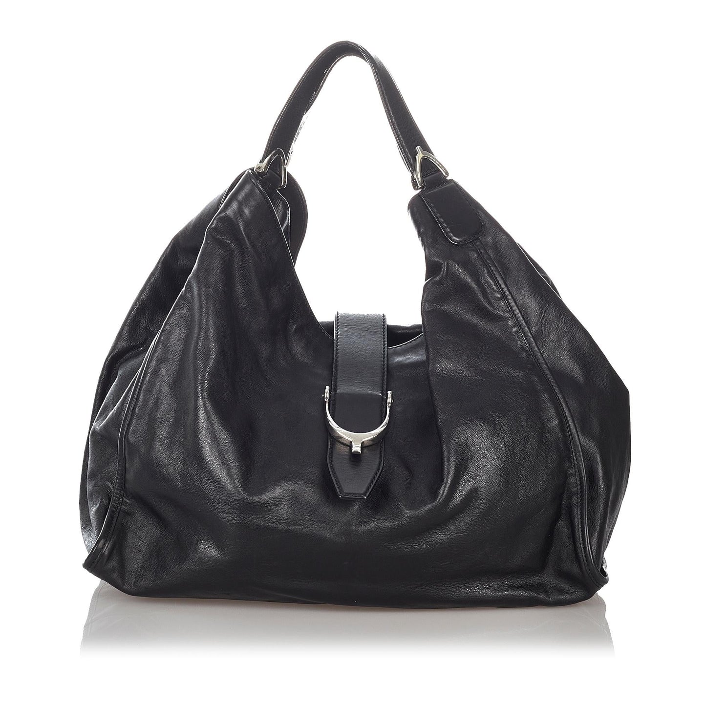 Luxury Gucci Soft Stirrup Leather Tote Bag (SHG-Dw2BmF)