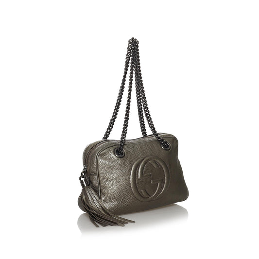 Gucci Soho Chain Leather Shoulder Bag (SHG-29751)
