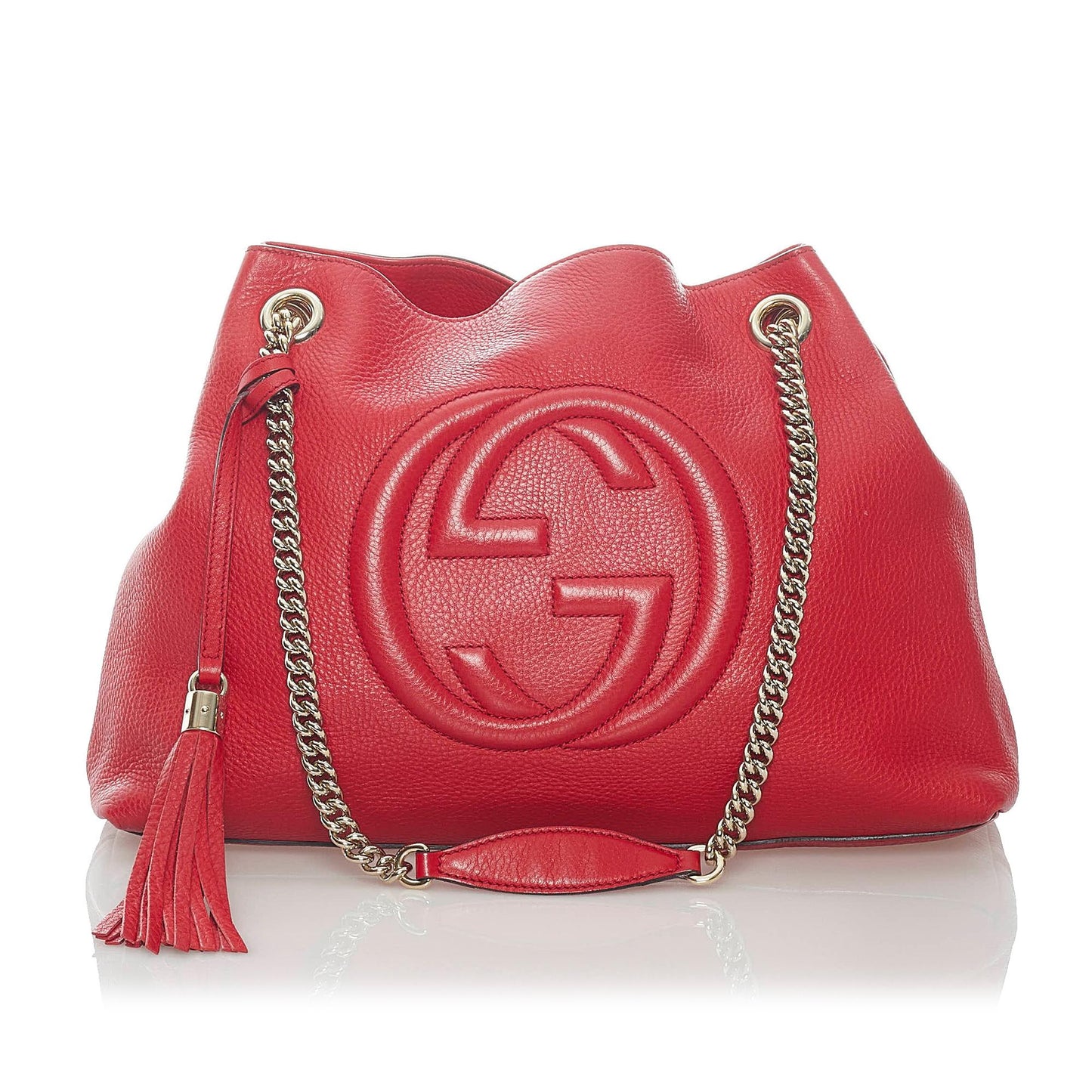 Luxury Gucci Soho Chain Leather Shoulder Bag (SHG-34502)
