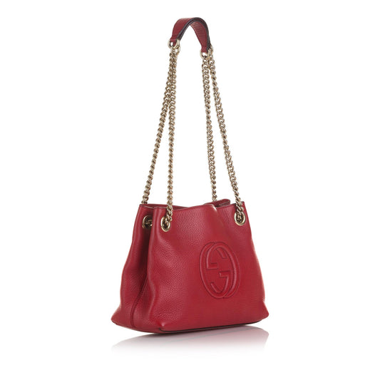 Luxury Gucci Soho Chain Tote (SHG-3nWKJF)