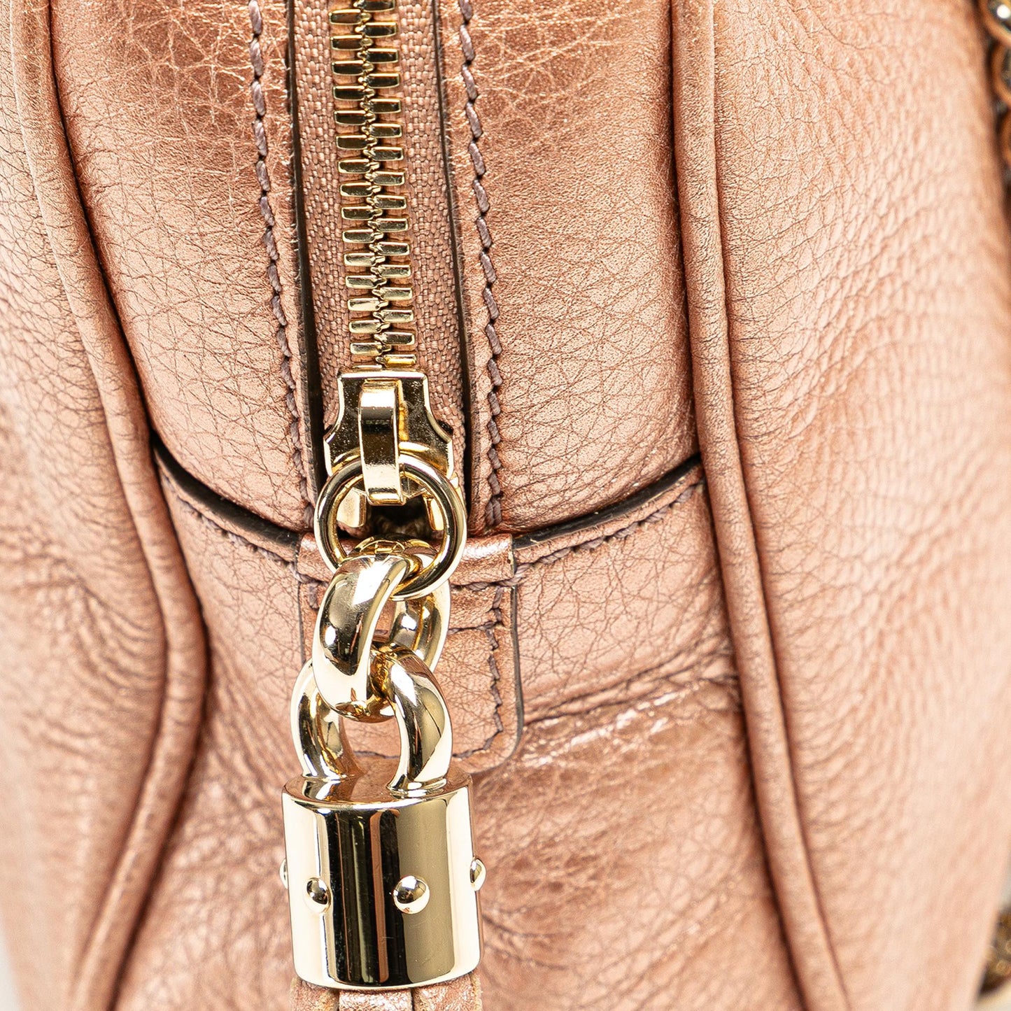 Gucci Soho Chain Zip Shoulder Bag (SHG-yJU7PY)
