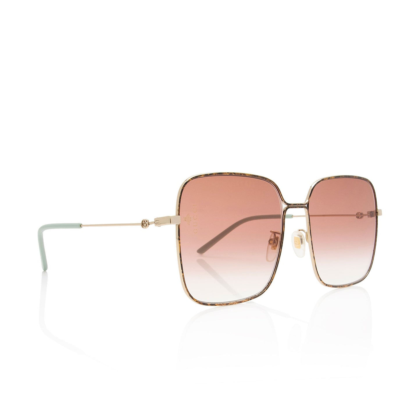 Gucci Square GG Sunglasses (SHF-xRh450)