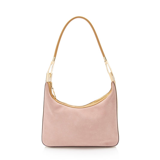 Gucci Suede Binoche Small Shoulder Bag (SHF-NVMLND)
