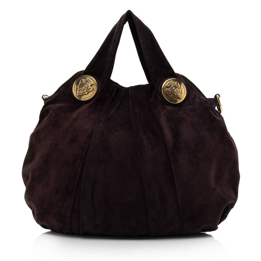 Luxury Gucci Suede Hysteria Large Tote (SHF-RlYmZ3)