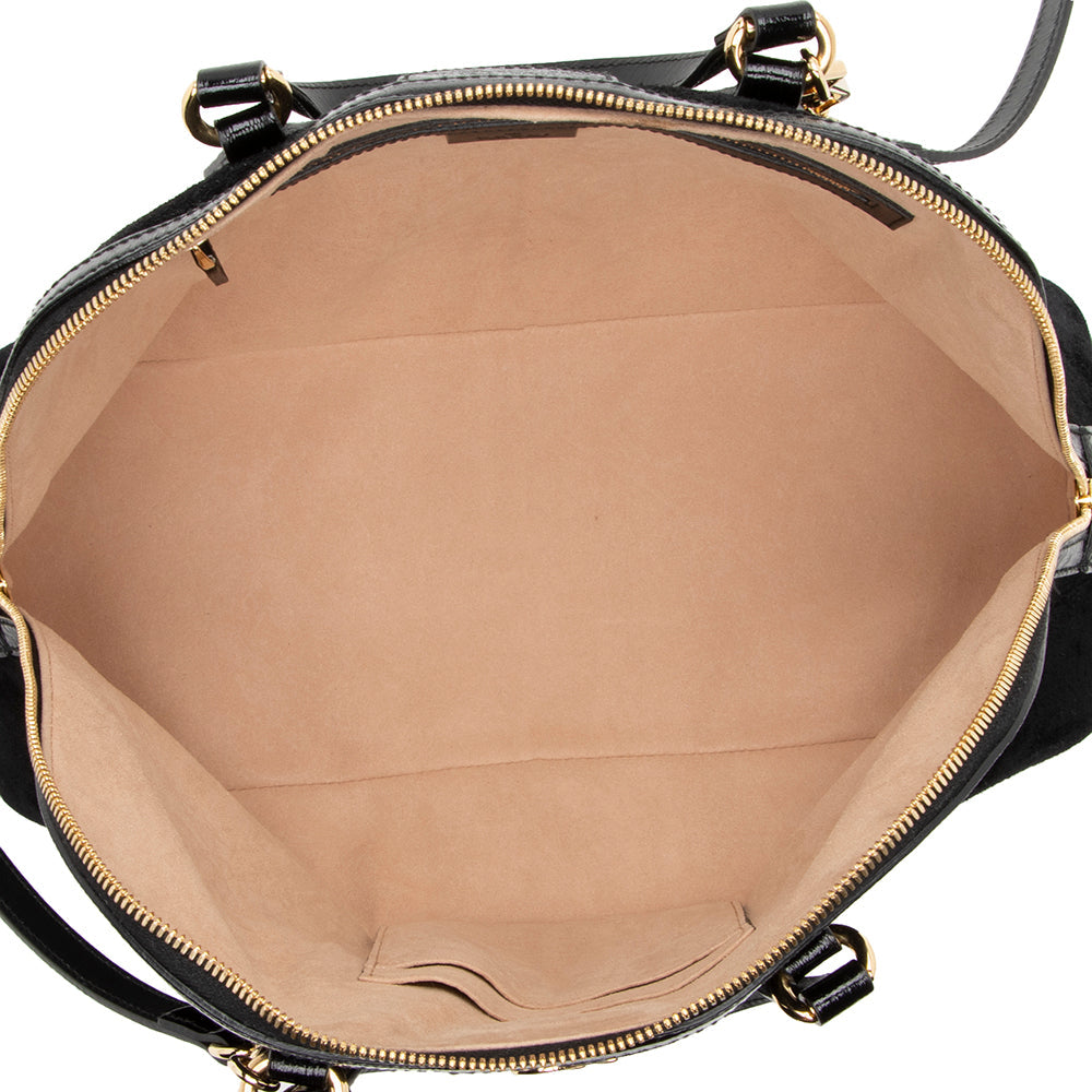 Gucci Suede Ophidia Top Handle Medium Satchel (SHF-14340)