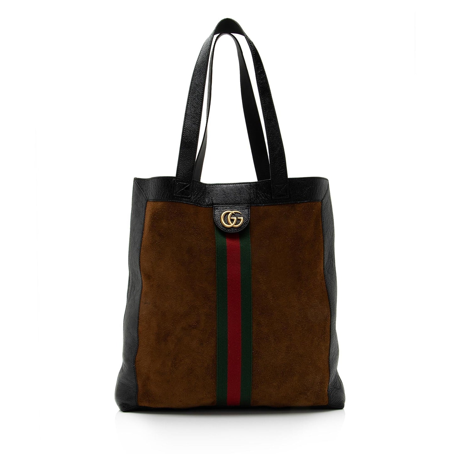 Luxury Gucci Suede Ophidia Vertical Large Shopping Tote (SHF-SeZMpK)