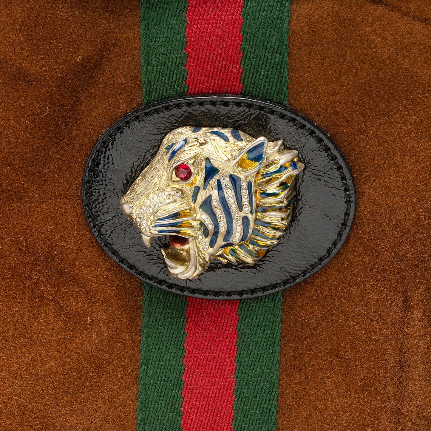 Gucci Suede Rajah Large Tote (SHF-Xhkc0H)