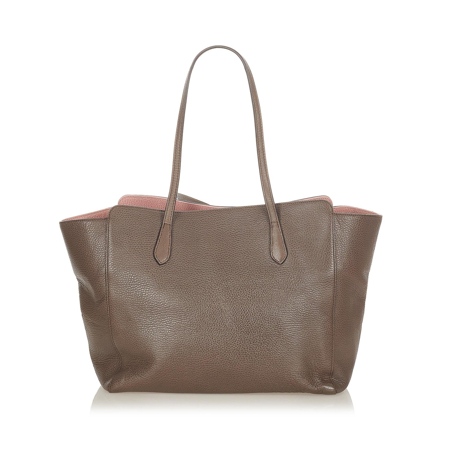 Luxury Gucci Swing Leather Tote Bag (SHG-ZneLnc)