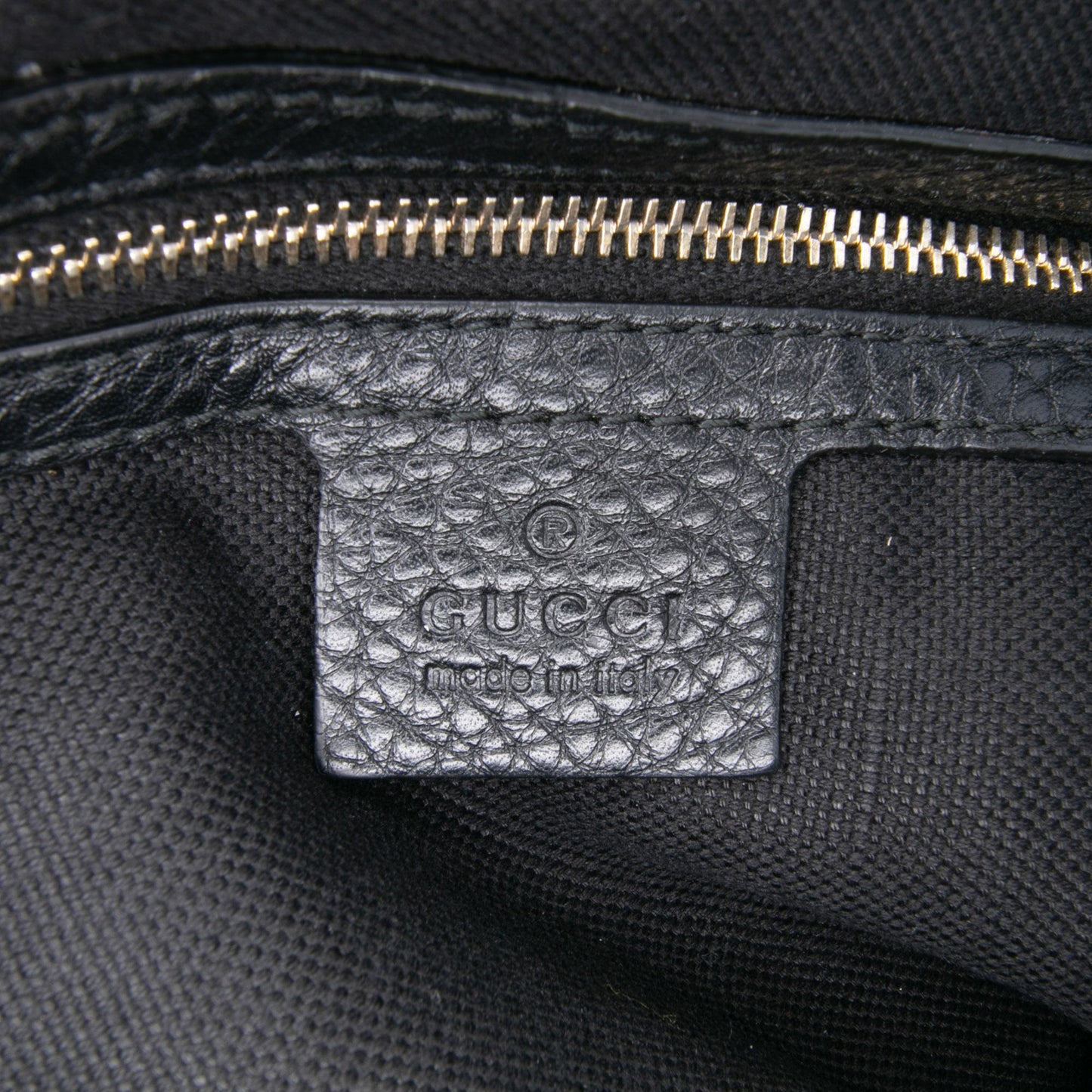 Gucci Tall Leather Bamboo Shopper Tote