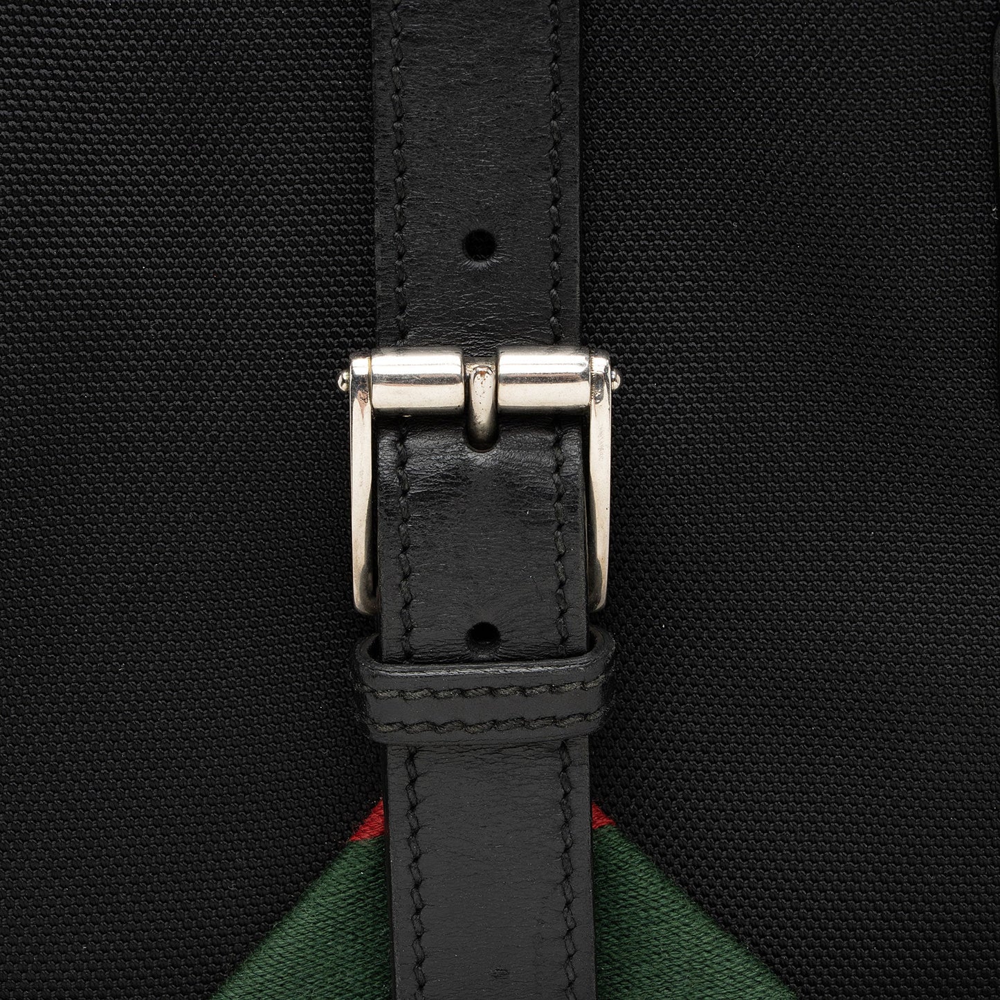 Gucci Techno Canvas Web Buckle Large Tote
